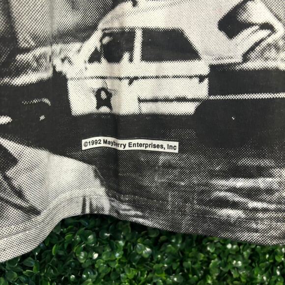 Vintage 1992 Andy Griffith AOP Tee Size L - Picture 3 of 4